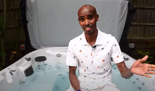 Sir Mo Farah talks to us about how he uses his J-495 hot tub