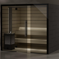 Reflection Sauna - Glass Front Wide