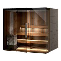 Reflection Sauna - Glass Corner Rib