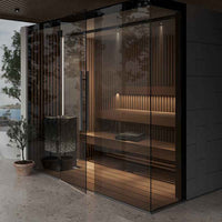 Reflection Sauna - Glass Corner Rib
