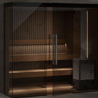Reflection Sauna - Glass Corner Rib