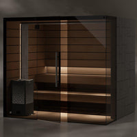 Reflection Sauna - Glass Corner Rib
