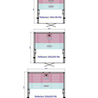 Reflection Sauna - Glass Front Rib