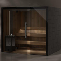 Reflection Sauna - Glass Front Rib