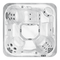 Jacuzzi J-235 seating, jets and waterfall