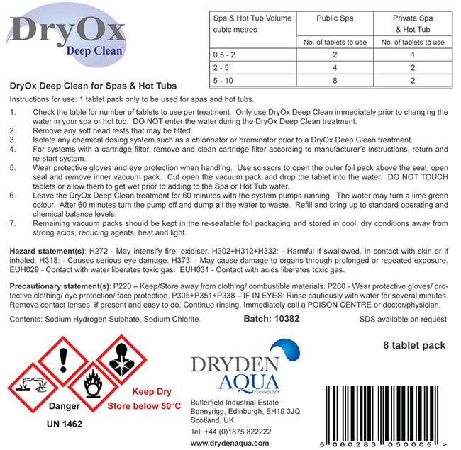 DryOx Deep Clean - Biofilm Eliminator