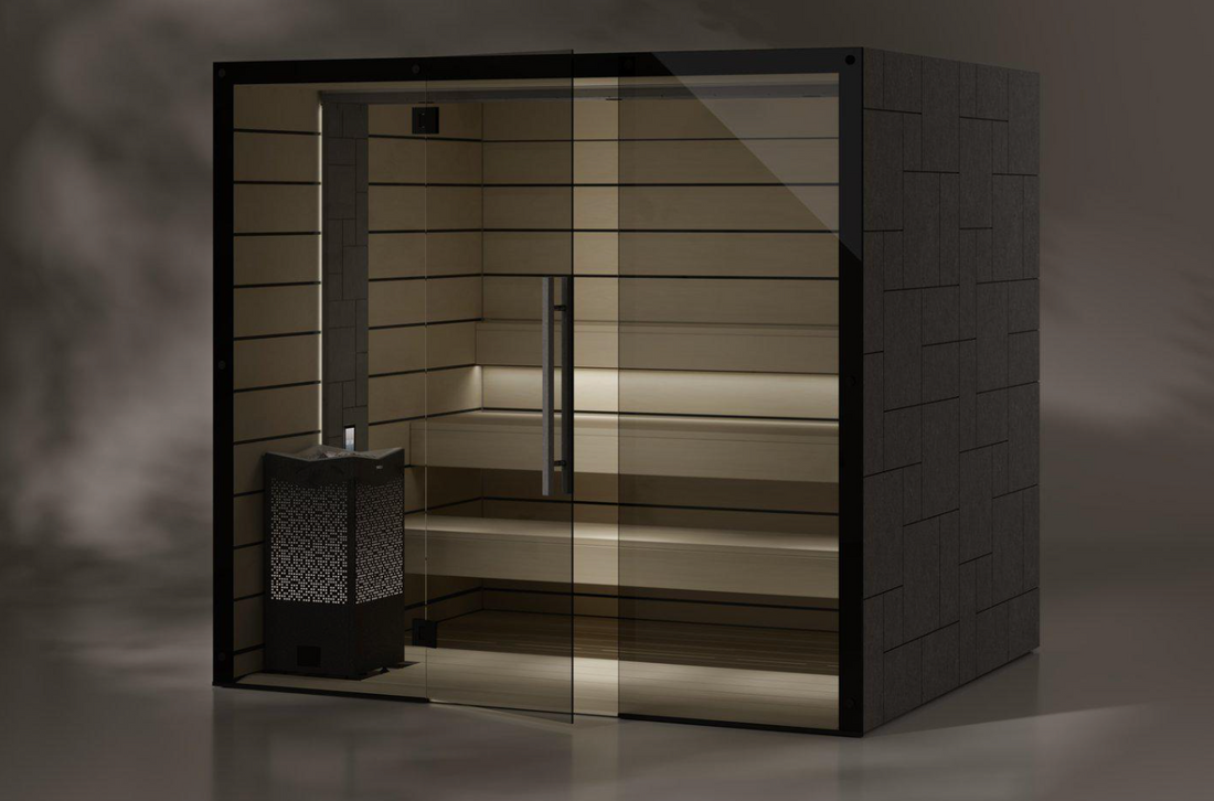 Reflection Sauna - Glass Front Wide