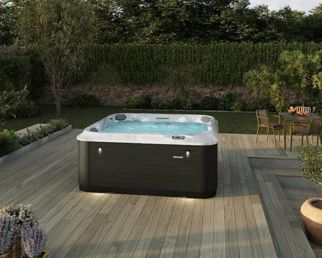 Jacuzzi J-204 hot tub in an outdoor setting
