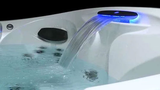 Wide-sheet waterfall design